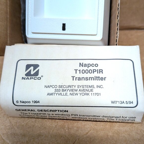 NAPCO T1000PIR WIRELESS PIR MOTION DETECTOR - UNUSED OLD STOCK - Picture 2 of 3